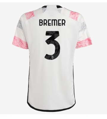 Juventus Gleison Bremer #3 Replika Udebanetrøje 2023-24 Kortærmet